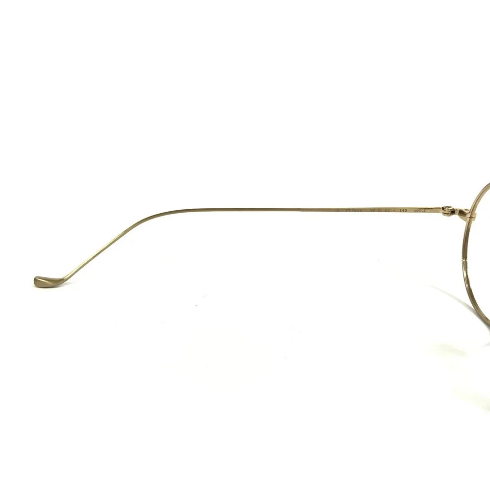 Frank Custom Eyeglasses Frames FT7212 Col. 3 Titanium Gold Wire Rim 45-22-145